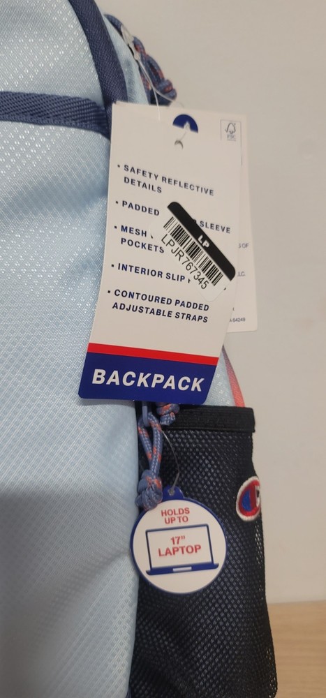 Champion Center Backpack - LIGHT BLUE
