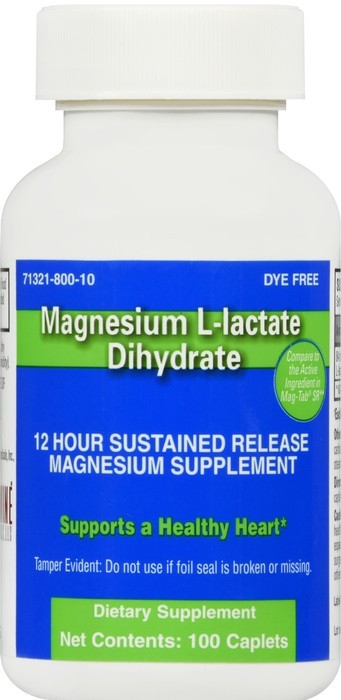 Mag-Tab Mag Tab Sr generic  Magnesium L Dihydrate SR  100ct