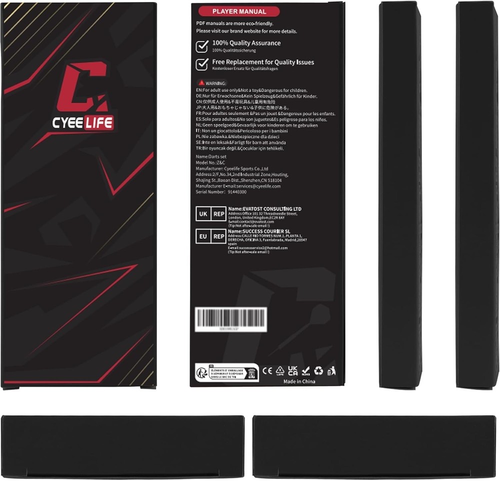 Customize Your Game: 18 Soft Tip Darts Set with Versatile Replacement Shafts