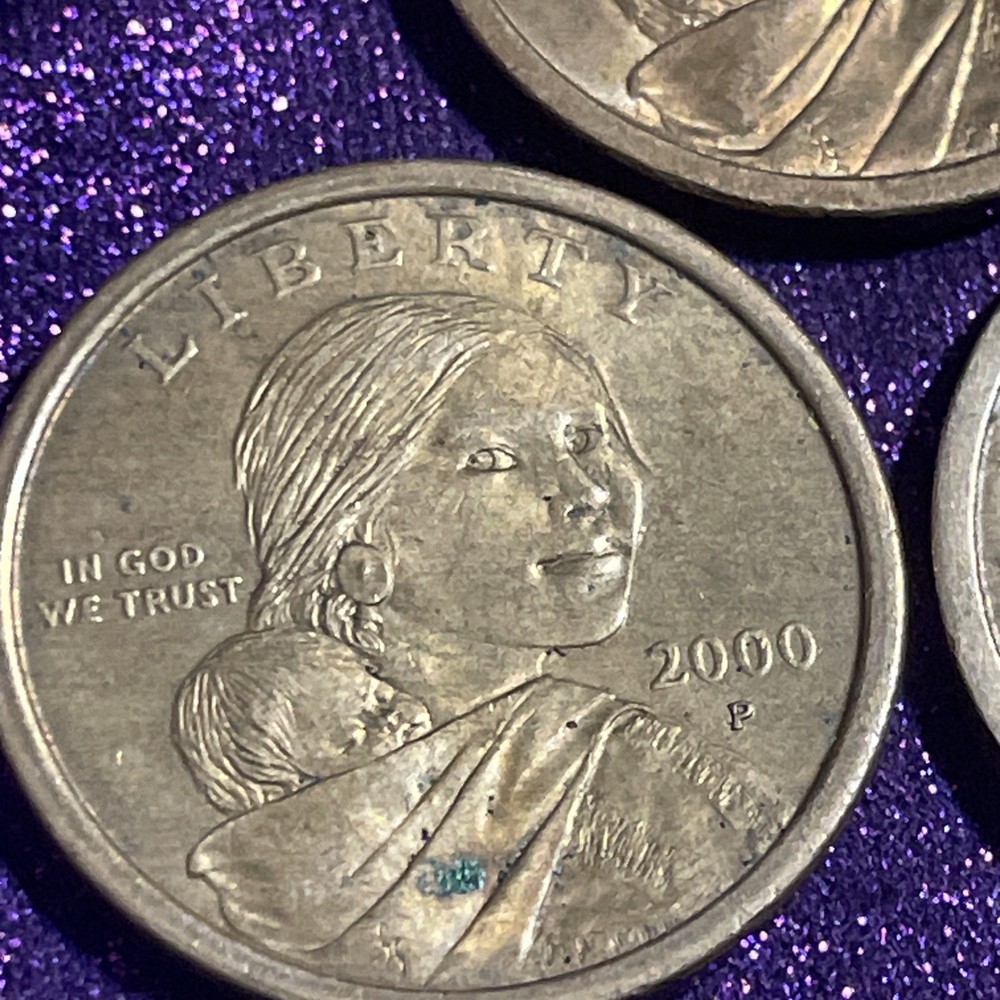 2000 p sacagawea dollar Lot, Die Cracks