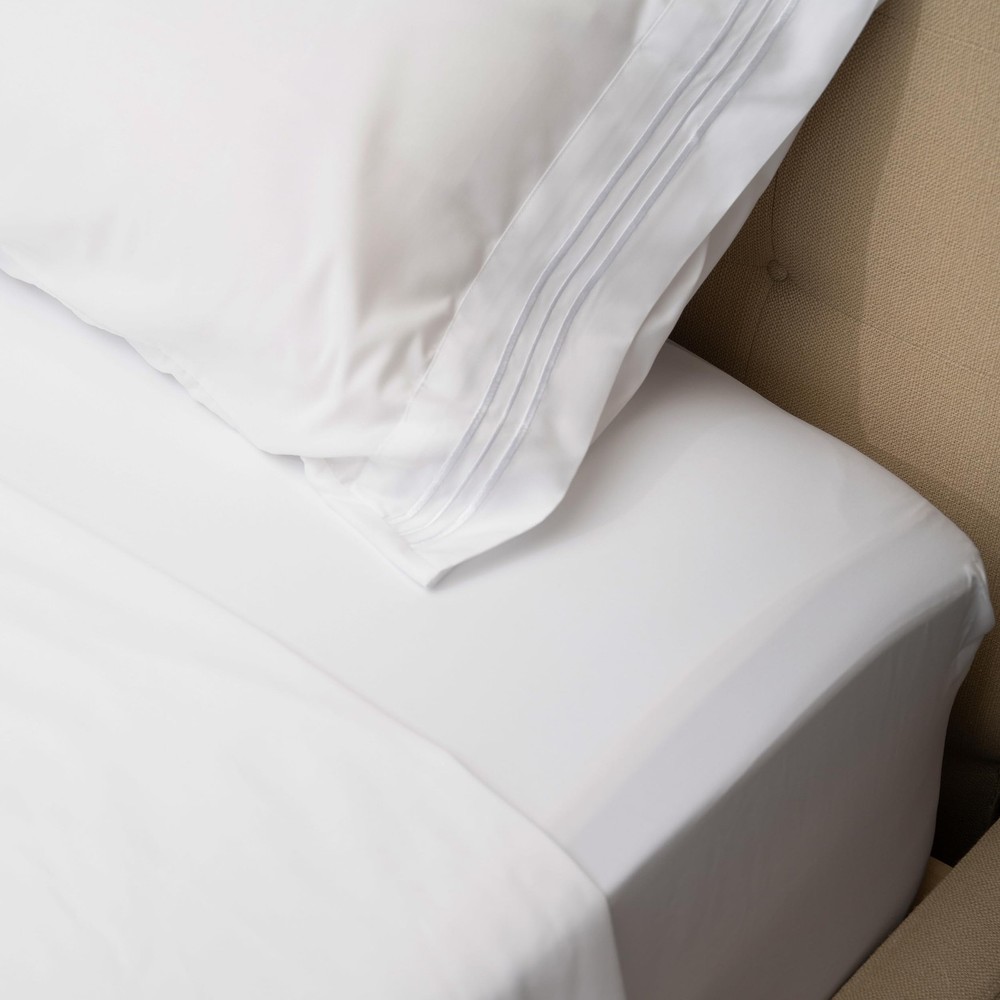 Stych Loom Queen Sheet Set – 4-Piece Soft Microfiber Sheets Set with Flat F...