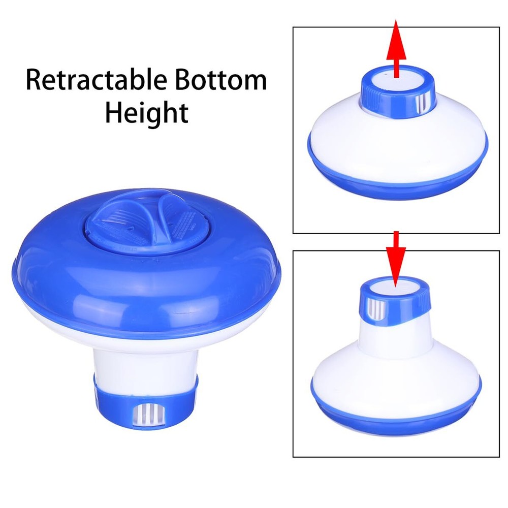 Collapsible 1" Pool Tablet Dispenser for above-ground & Inflatable Pools