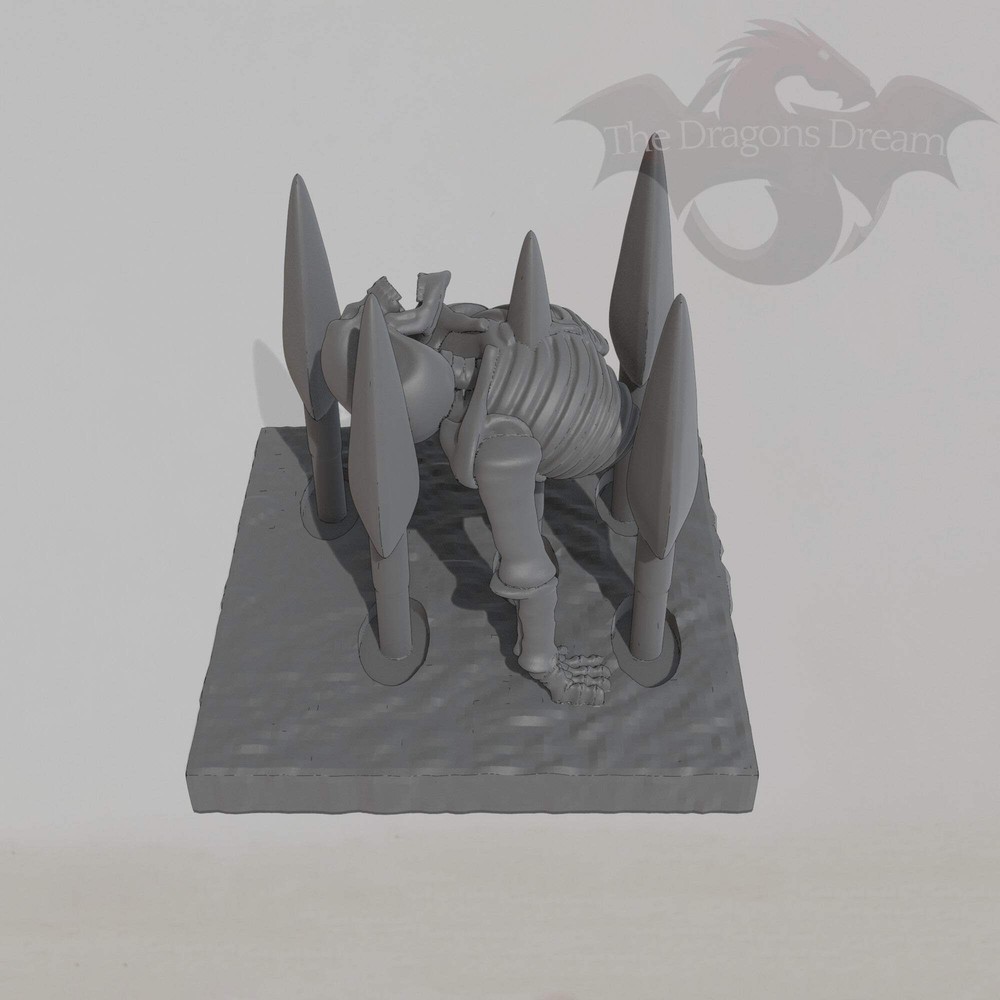Spear Trap with Skeleton - Heroquest Inspired, Dungeons and Dragons, 5e