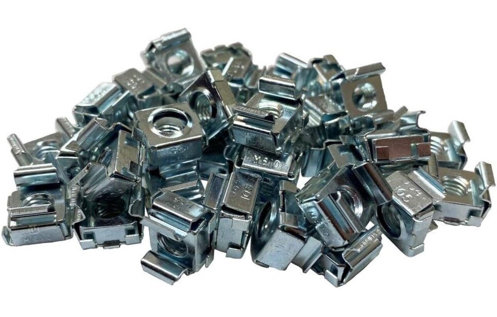 M6 Zinc Cage Nuts 100 Pack USA Made