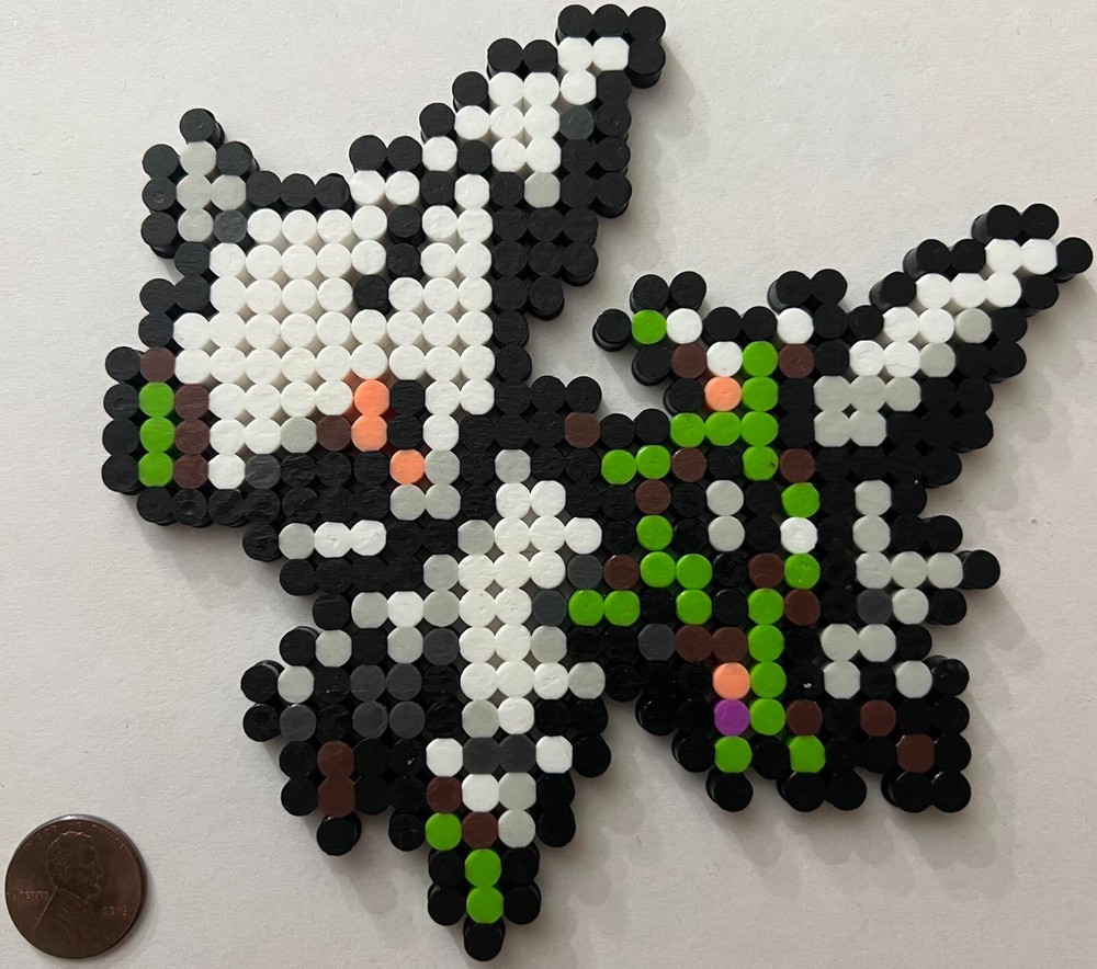 Arceus Bug Type Bead Sprite Perler Caps Pixel Art Retro Pokemon Alpha Mythical