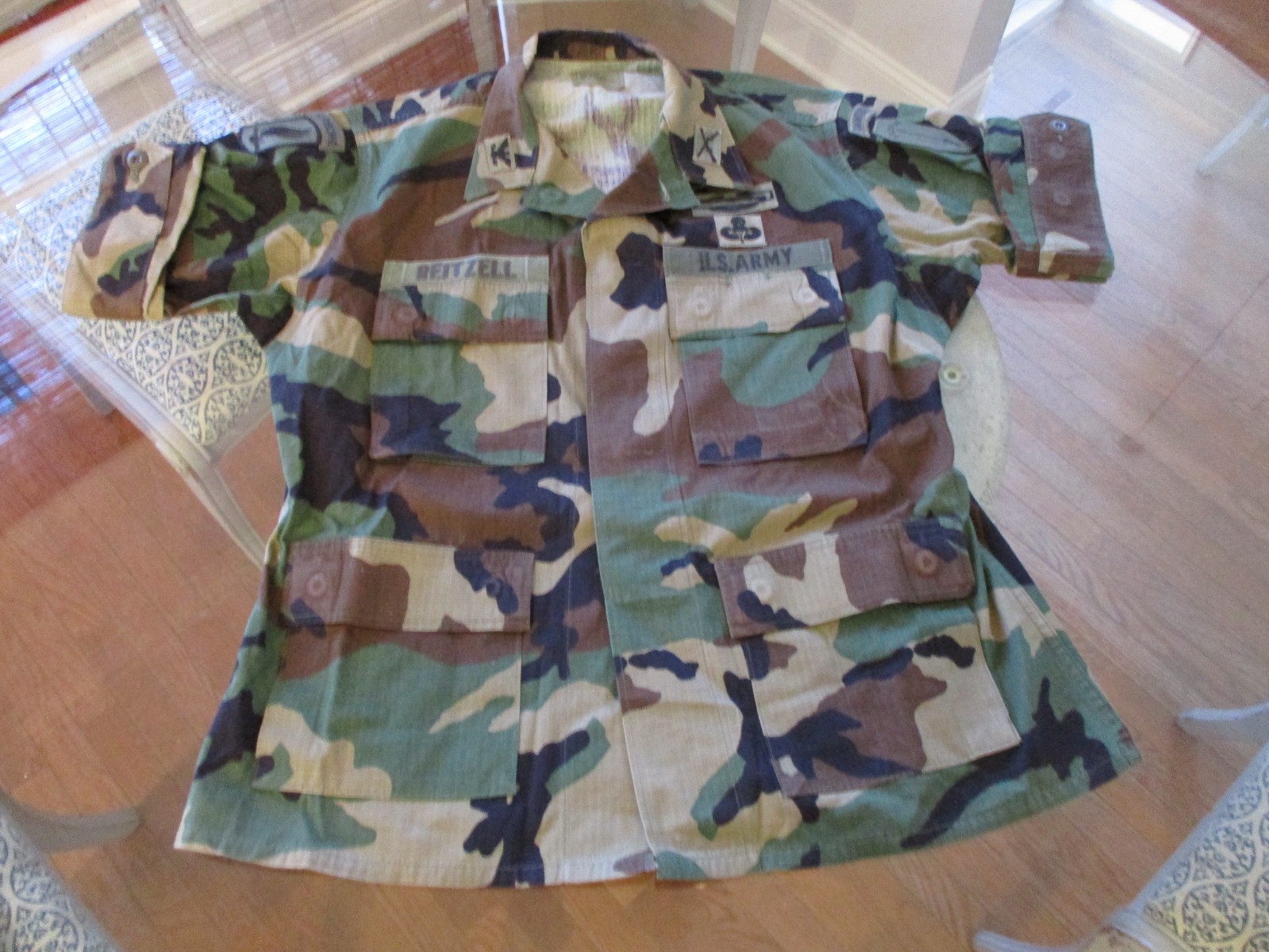 US ARMY RANGER HALLofFAME COLONEL-PANTS/BERET/SHIRT-COAT w/RANK/PATCHES-RIPSTOP