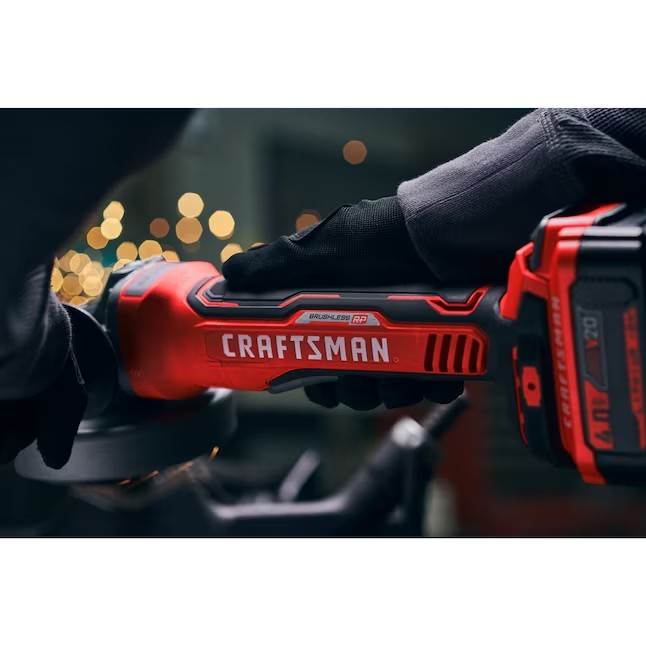 CRAFTSMAN 20V Brushless 4-1/2" Cordless Angle Grinder Paddle Switch Tool Only #