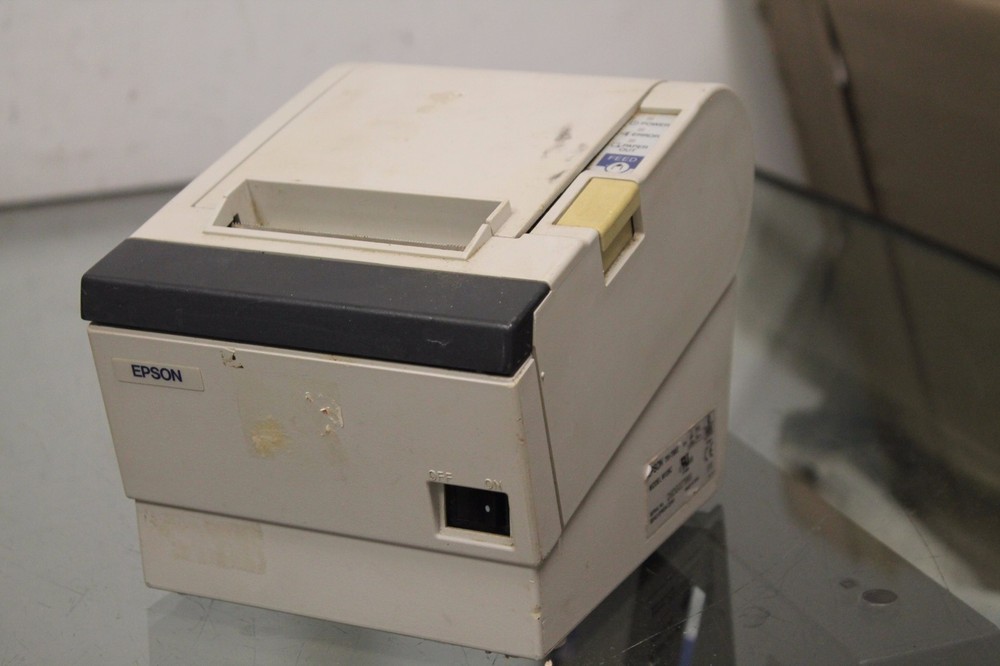 Epson TMT88III Model M129C Ethernet Black Receipt Printer Serial White