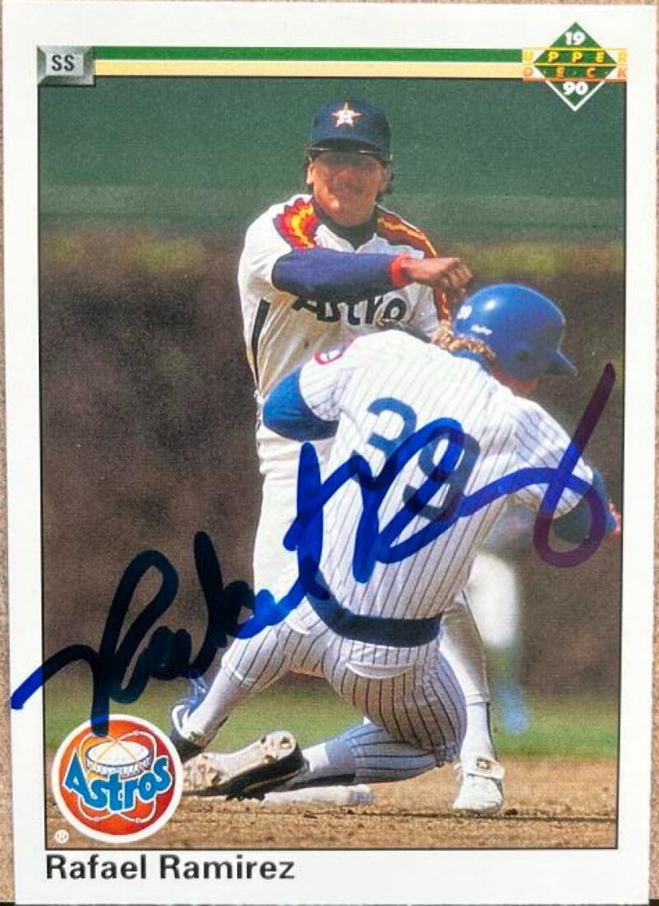 Rafael Ramirez Autographed 1990 Upper Deck #144