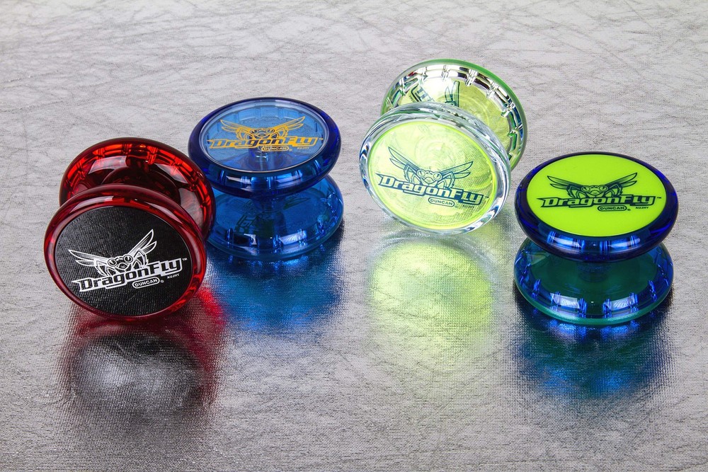 Dragonfly Yo-Yo -Red with Black Cap