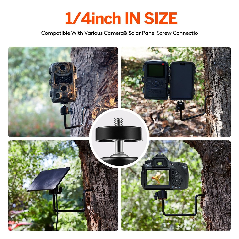 Trail Camera Tree Mount, Trail Camera Holder, Hunting Accessory, 4 Pack Track...