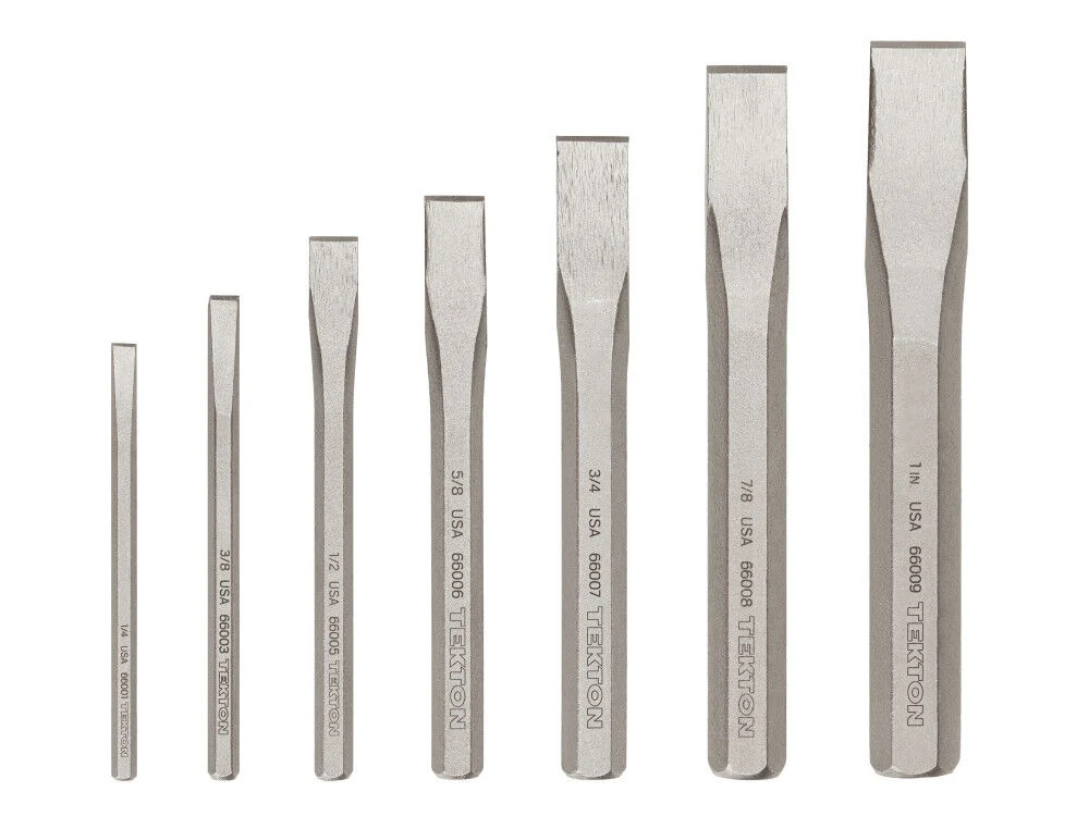 Tekton Cold Chisel Set, 7 Pieces (1/4-1 Inch)