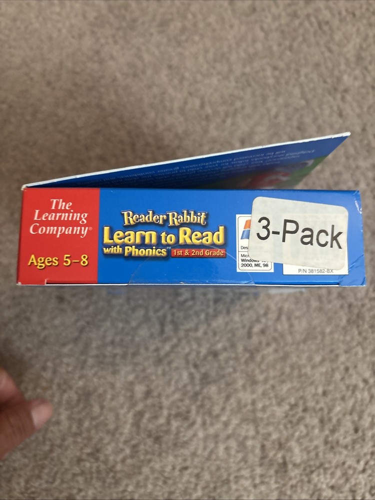 Reader Rabbit Learn to Read with Phonics! 1st & 2nd Grade for PC, Mac New Sealed