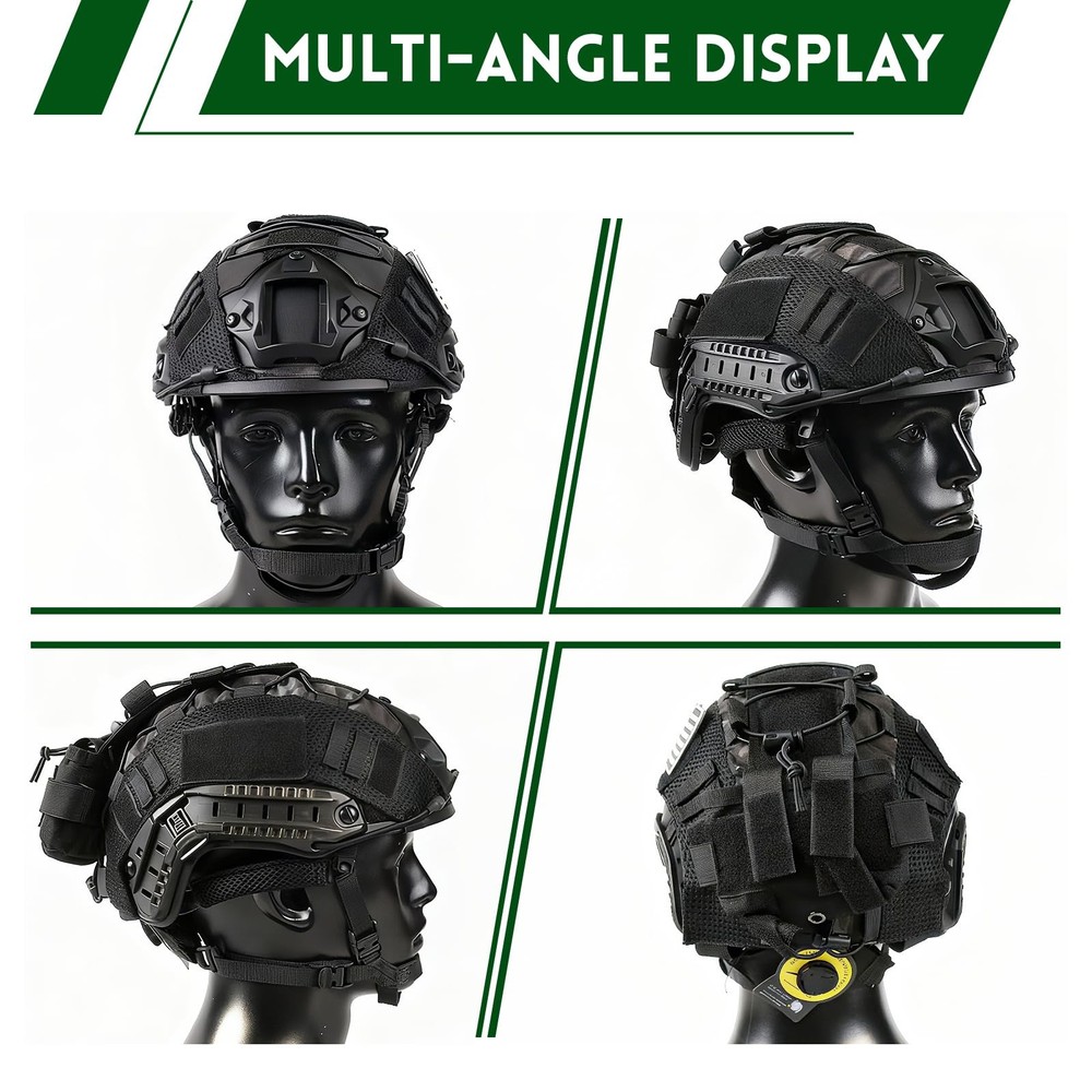 ClrfZebr Adjustable Tactical Helmet (BCP) Medium, BCP
