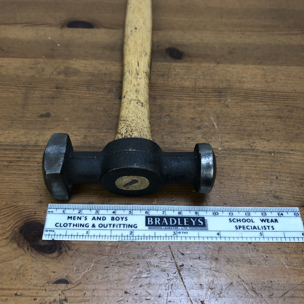 VINTAGE PANEL BEATING HAMMER GARAGE OLD VINTAGE TOOL