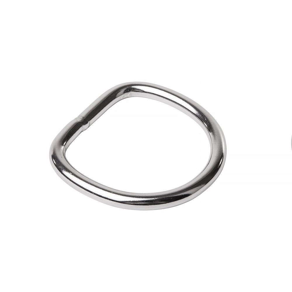 IST DR5 8mm Thick 304 Stainless Steel Flat D-Ring