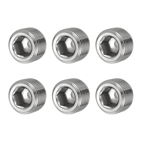 Pipe Plug Stainless Steel Internal Hex Thread Socket Pipe Plug 3/4 Inch