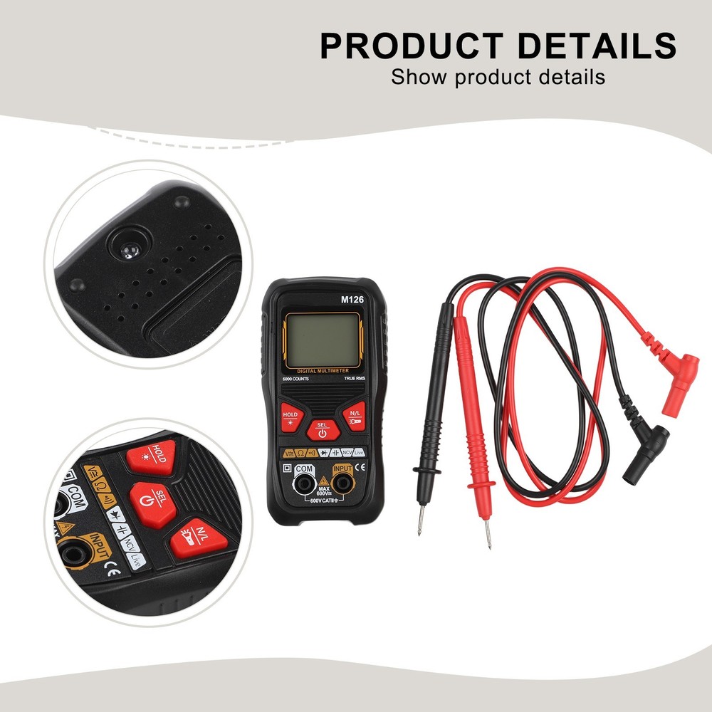 Automatic Range Digital Multimeter for Accurate Electrical Measurements