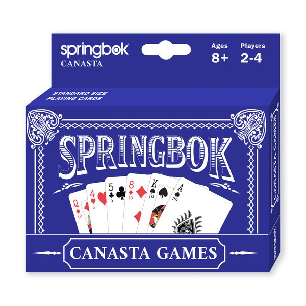 Canasta - Playing Card Games Springbok New!