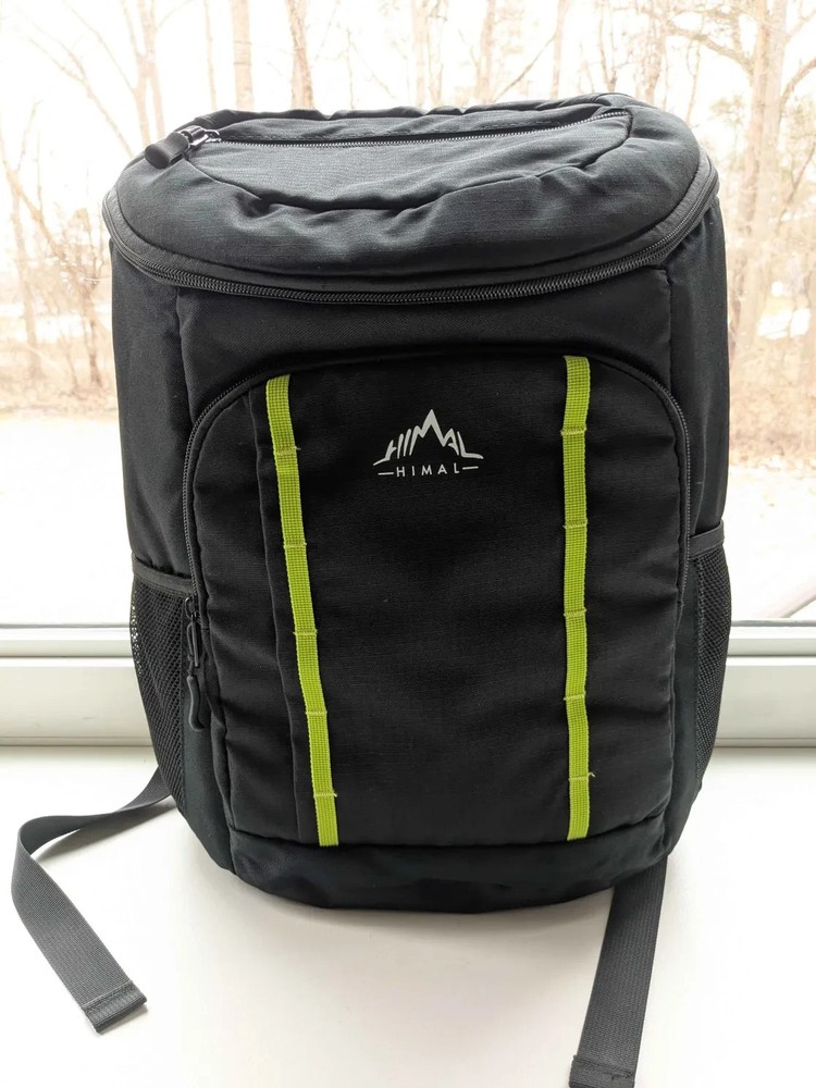 Himal Cooler Insulated Leak Proof Large Capacity Black Backpack Made For Drinks