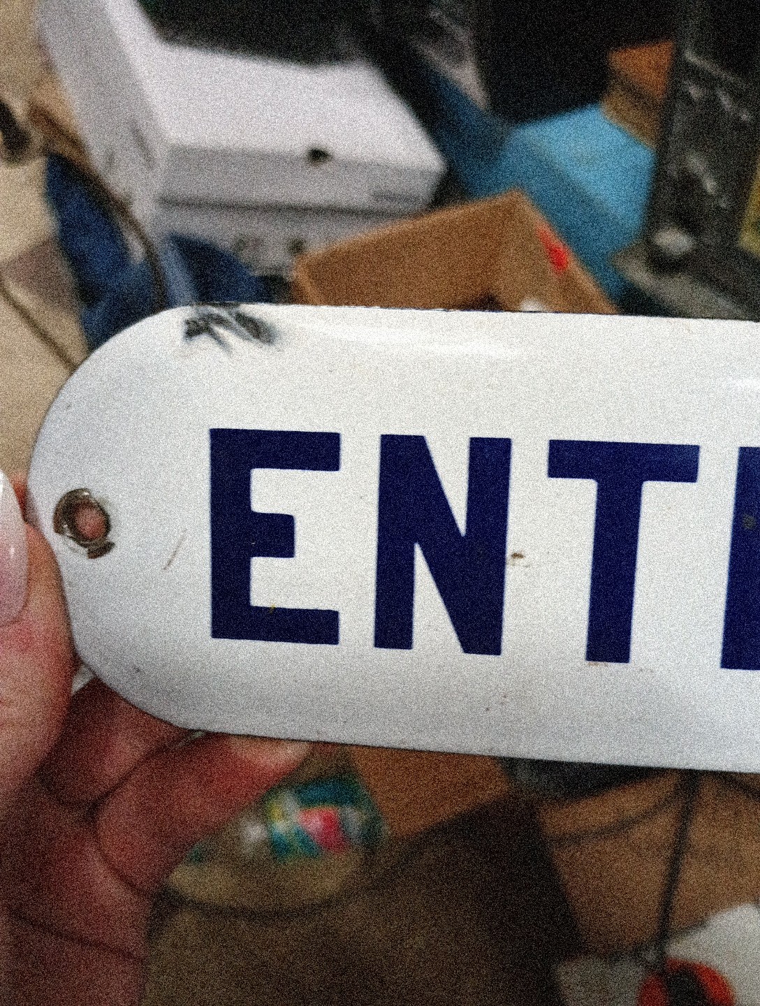 Porcelain Entrance Sign