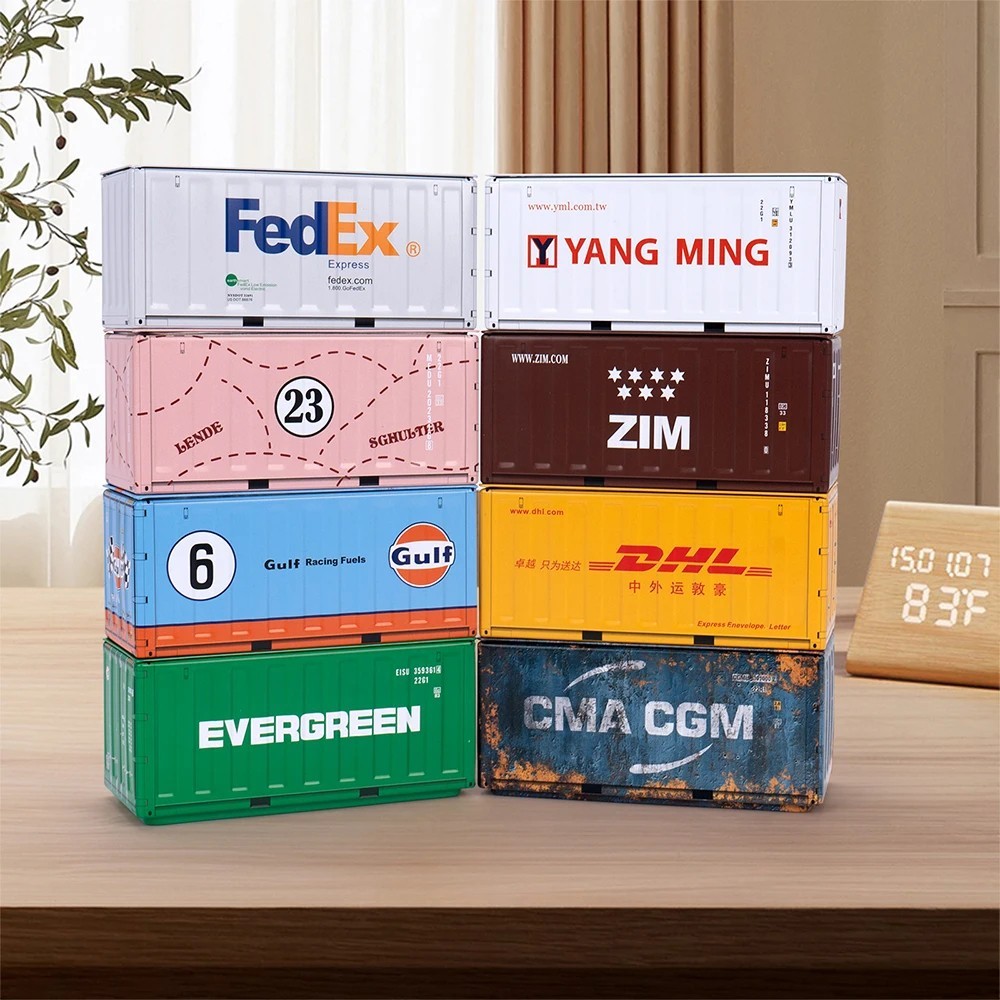 Mini Container Iron Storage Box Miniature Storage Iron Box Creative Decoration