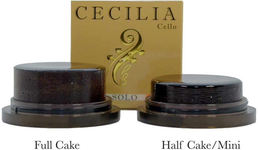 Cello Rosin for Maximum Projection & Articulation - Half Cake for Bows