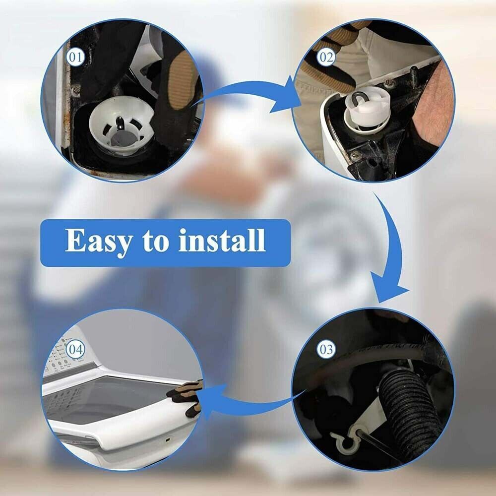 4Pcs Suspension Rod Kit W10780045 W10821956 for Whirlpool Kenmore Washer