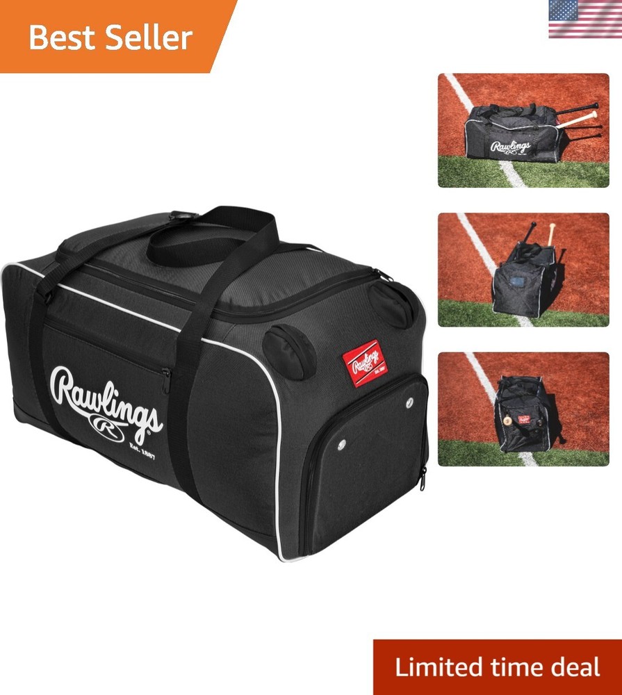 Large Capacity COVERT Duffle Bag for Baseball & Softball - 26L Organizing Tool