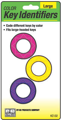 Hy-Ko KC132 Key Identifiers, Large, 3-Pk. - Quantity 5