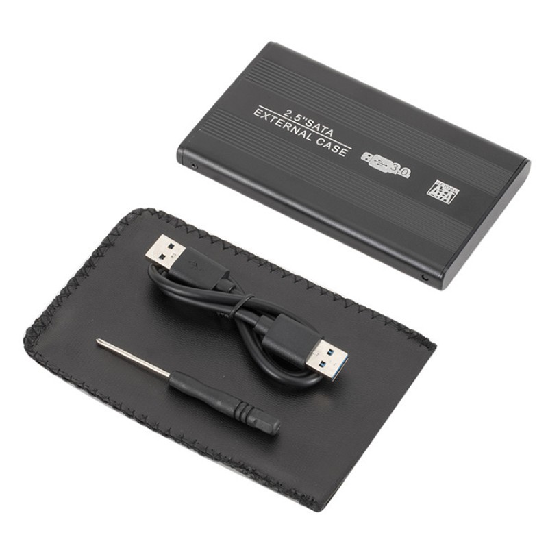 External Backup Hard Drive Disk Case USB 3.0 2.5" Portable HDD Sata SSD