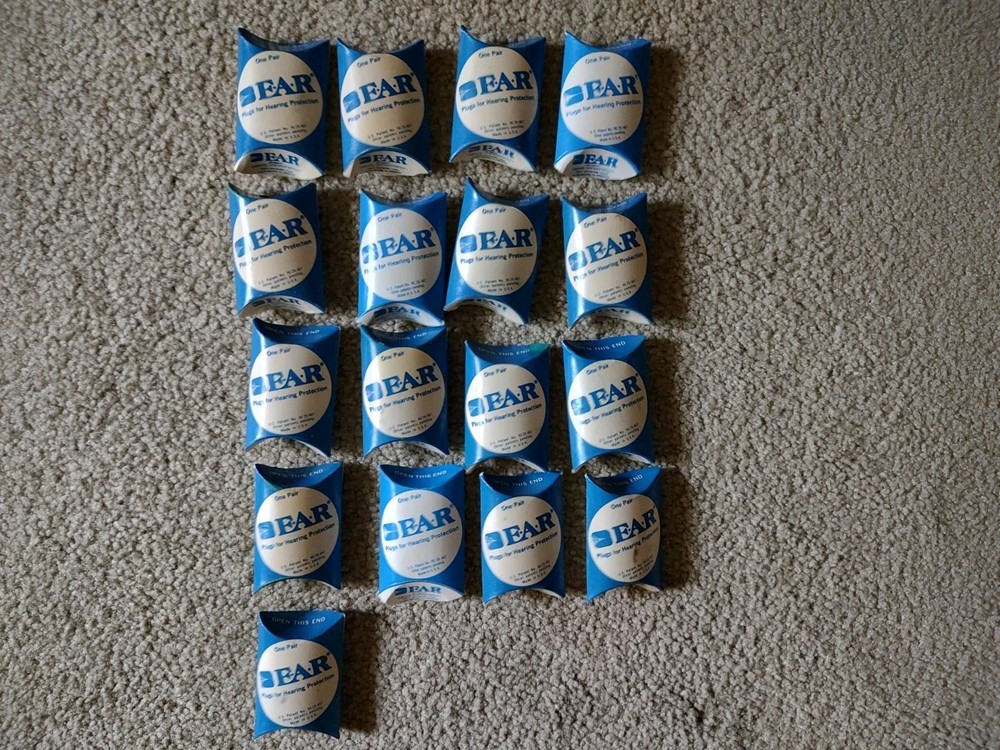 17 Pairs E.A.R. Earplugs