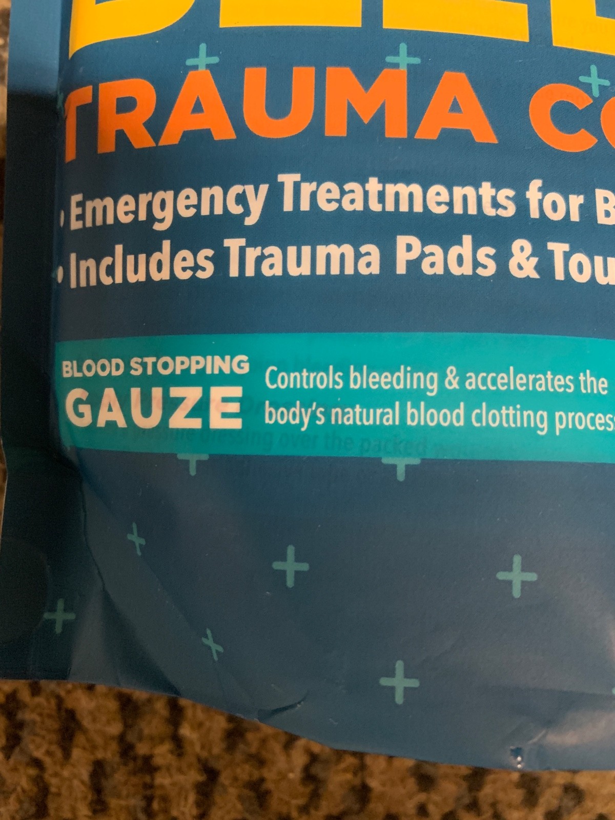 Stop the Bleed Kit Supplies Bleeding Control Pack of 10 pcs W/ Tourniquet New