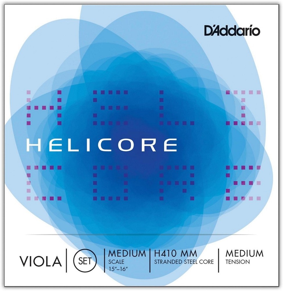 D'Addario H410 Helicore 16+ Inch Viola String Set 15+ Medium Scale