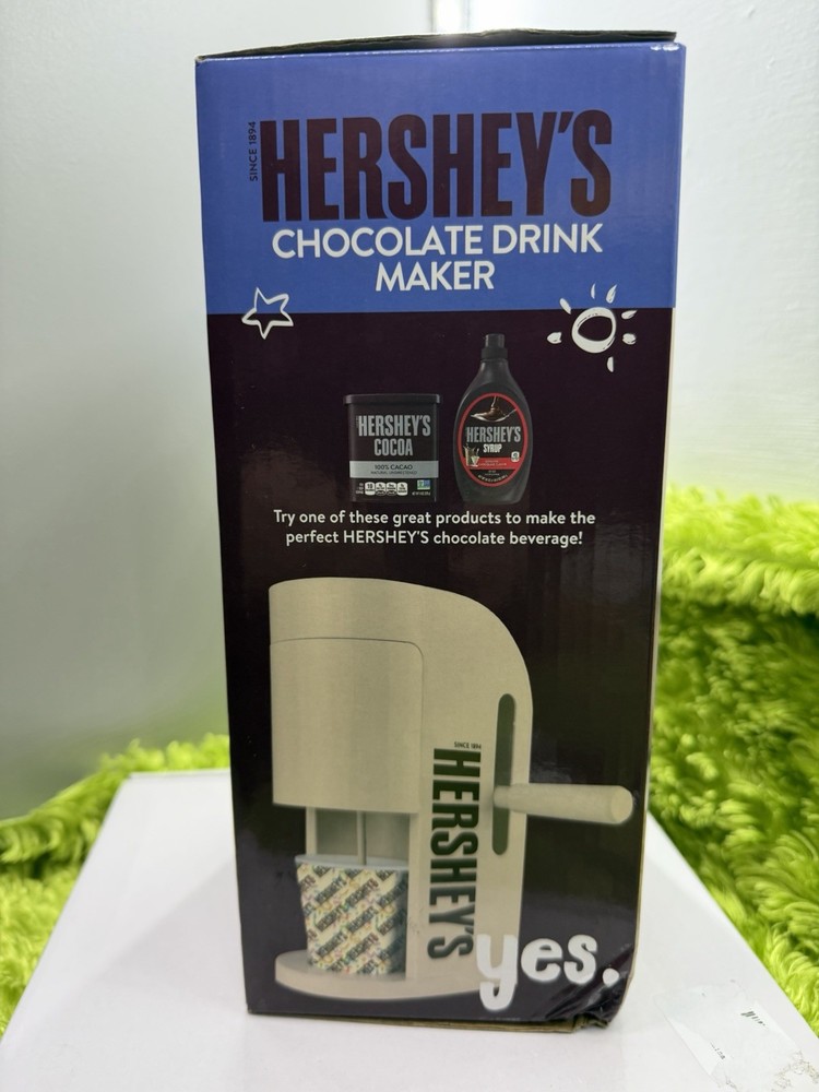Hershey's Chocolate Drink Maker Includes Machine & 2 Paper Cups New