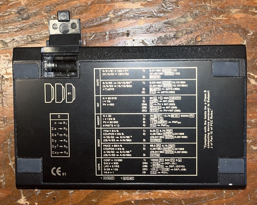 HP 12C Calculator Original Version