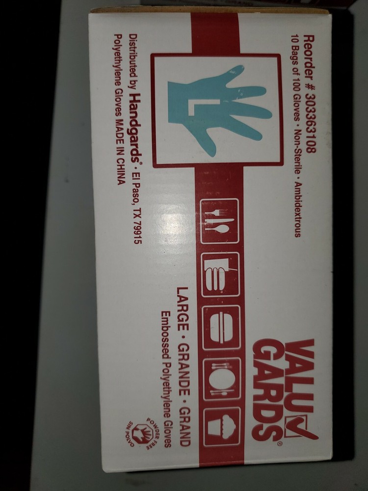 ValuGards polyethylene gloves