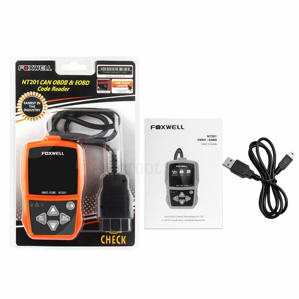 Dodge Ram Automotive Fault Code Reader Scanner Reset Tool OBD2 OBDII OBD NT201
