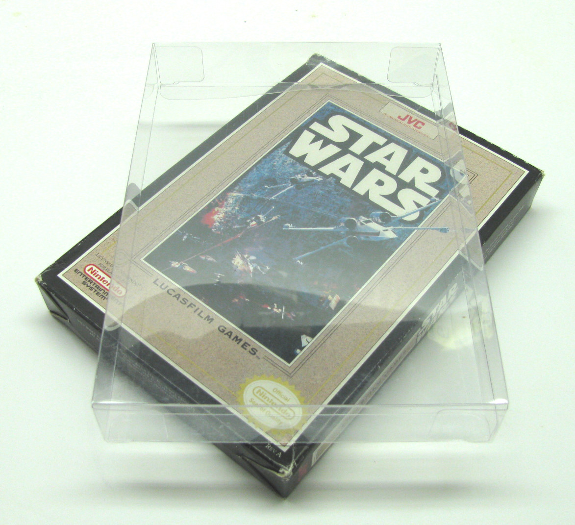 10x NINTENDO NES CIB GAME- CLEAR PLASTIC PROTECTIVE BOX PROTECTOR SLEEVE CASE