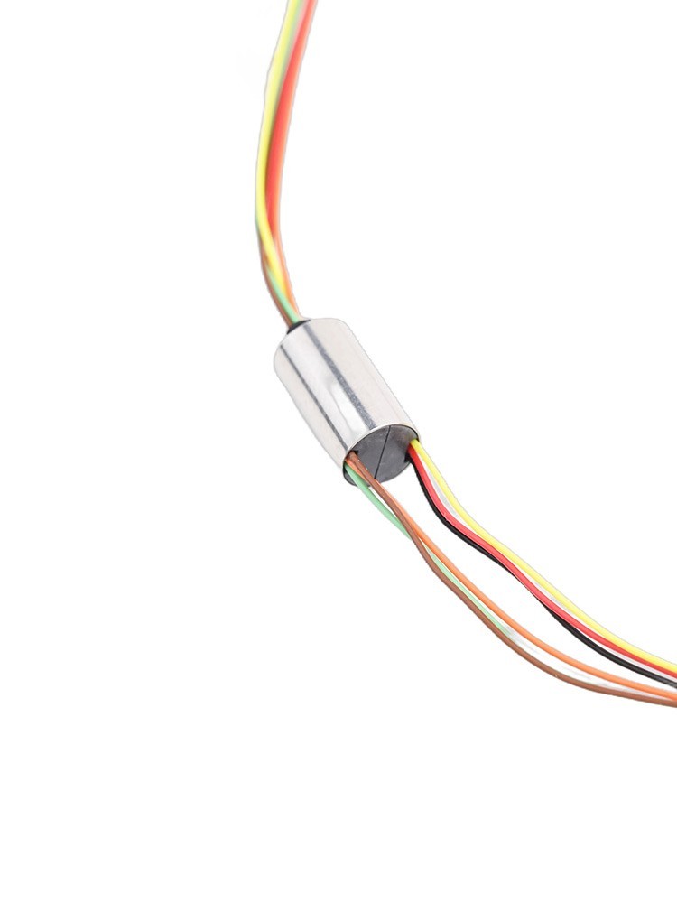 Miniature Electric Slip Ring with Cap Type Design 6 5mm Outer Diameter