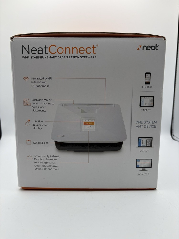 NEAT NC1000 Wireless Pass-Through Scanner - Cloud Scanner & Data Filing System