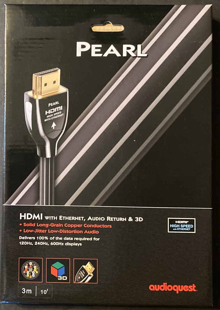 AudioQuest Pearl 3m 10 ft. HDMI Ethernet 3D Cable