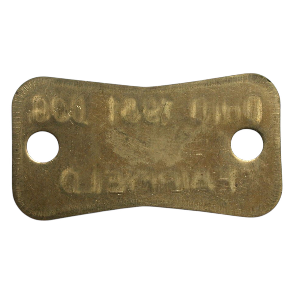 Fairfield, OH 1961 "Dog Tag"
