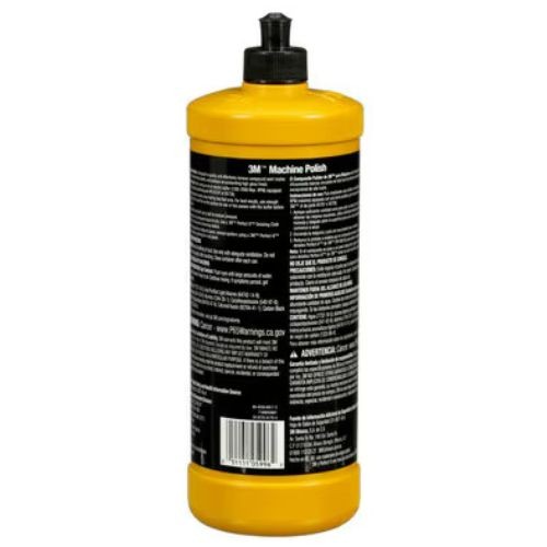 3M 05996 Machine Polish, Liquid, Gray, Silicone Free, 1 Quart