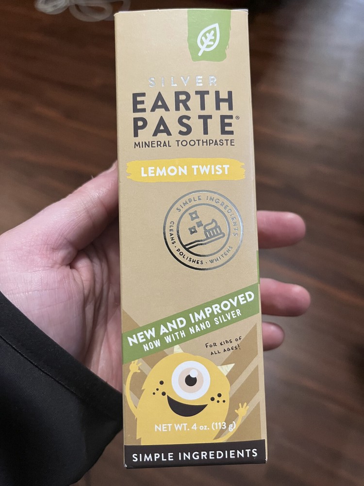 Silver Earth Paste Mineral Toothpaste Redmond Life 4 oz