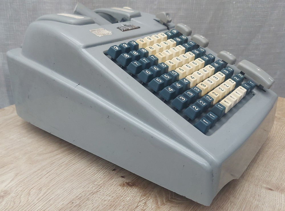 Vintage Jörgen S.Lien Adding Machine ADWEL Untesteb