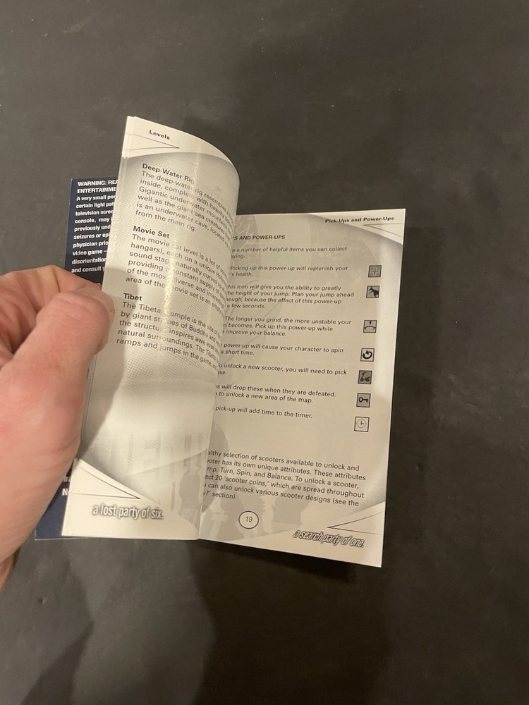 whirl tour ps2 Manual only