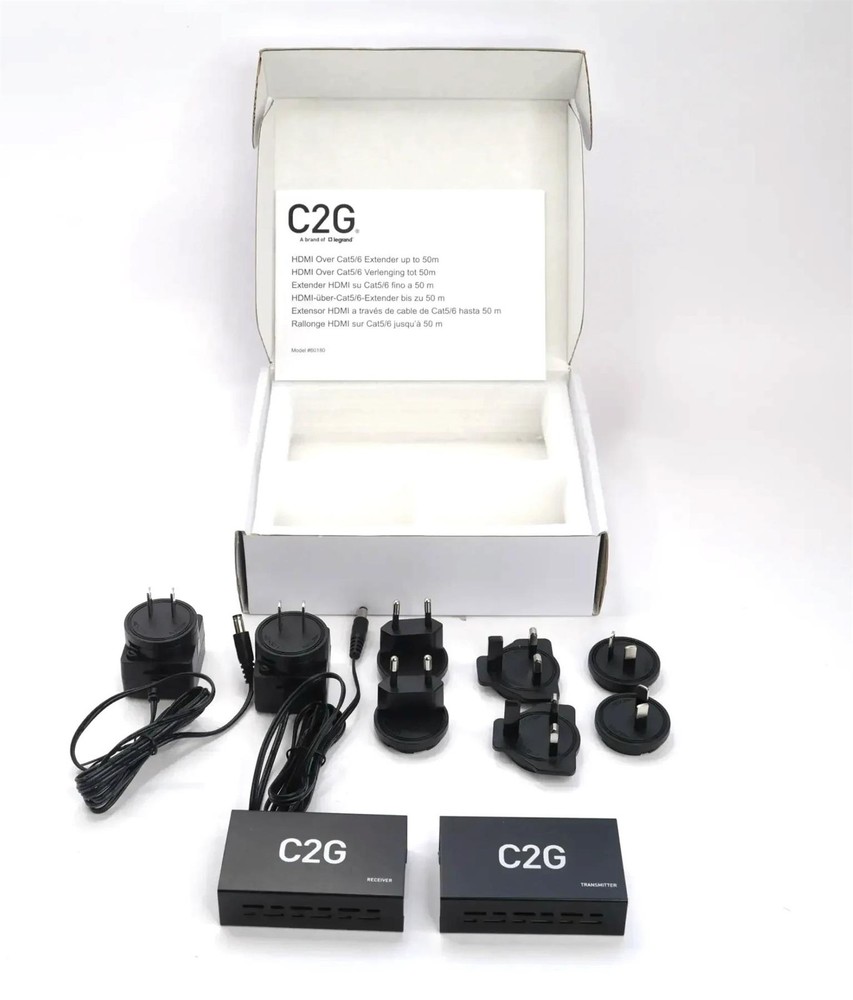 C2G 60180 Short Range HDMI Over Cat Extender With Auto Equalization