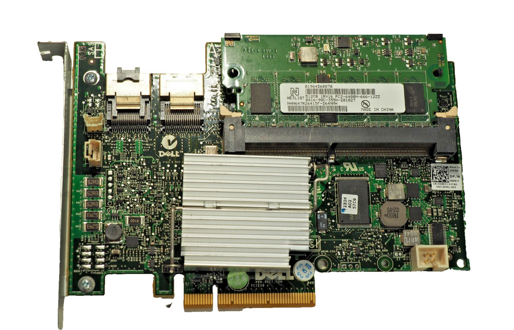Dell PowerEdge PERC H700 SAS RAID Controller Card 512MB K883J