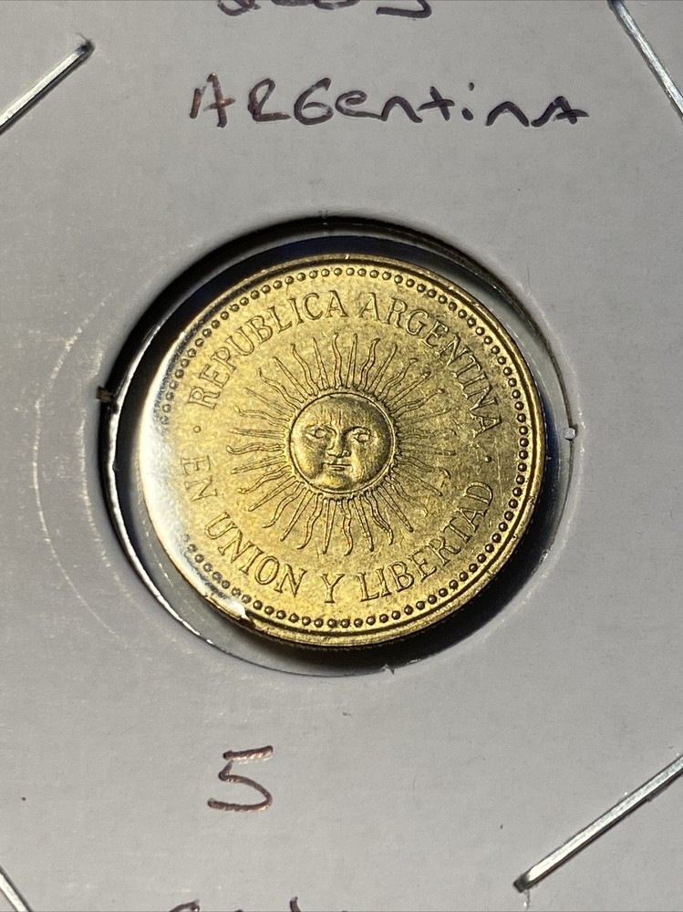 2005 Argentina 5 Centavos Coin B4